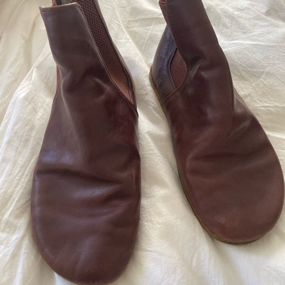 Aintap barefoot Brown Leather Boots sz 40